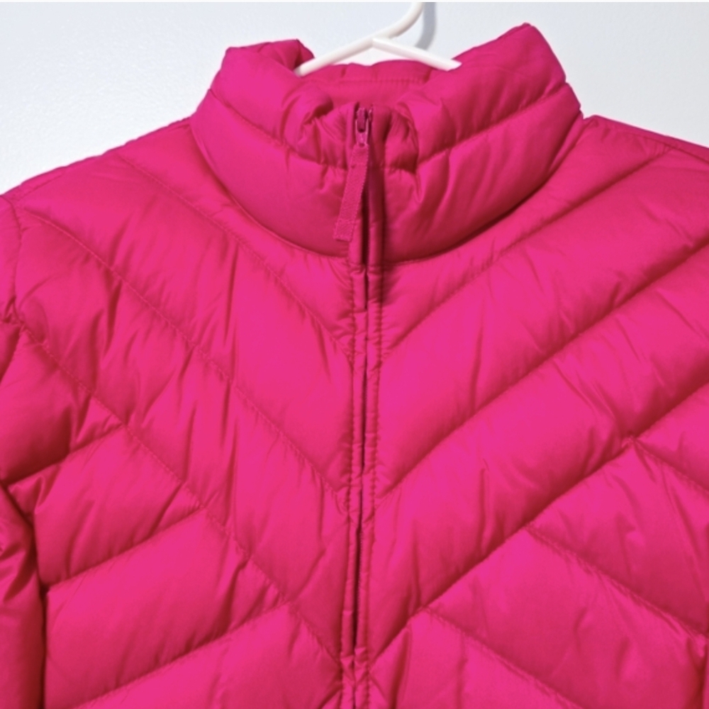 Talbots Bright Pink Puffer Jacket Size S, New - Picture 4 of 14